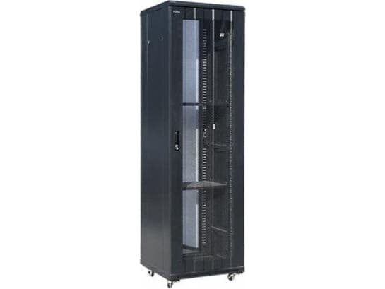 Alantec 5901738557246, Frittstående hylle, 42U, 300 kg, Sort