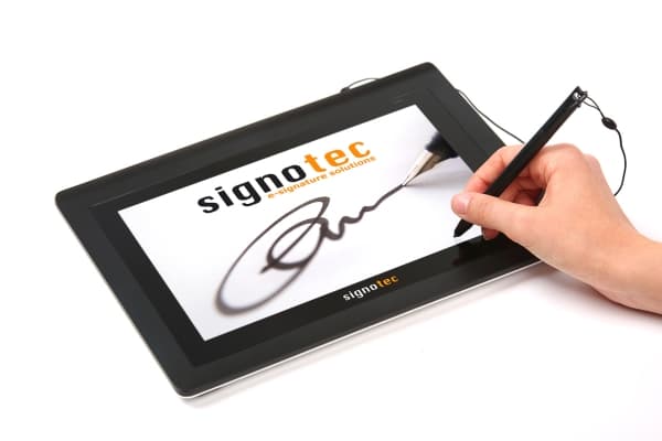 Signotec Delta, 25,6 cm (10.1"), LCD, 1280 x 800 pikseliä, 216,96 x 135,6 mm, Musta, 216,96 x 135,6 mm
