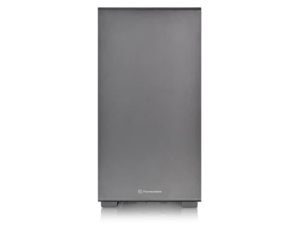 Thermaltake S100 TG - Tower - micro ATX - genomskinlig sidopanel (härdat glas) - ingen strömförsörjning (PS/2) - svart - USB/ljud