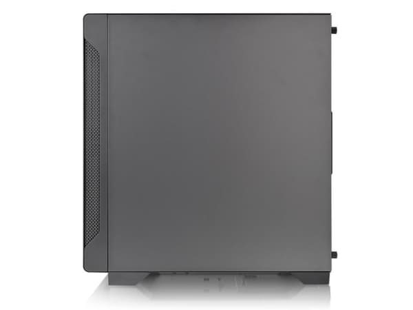 Thermaltake S100 TG - Tower - micro ATX - genomskinlig sidopanel (härdat glas) - ingen strömförsörjning (PS/2) - svart - USB/ljud