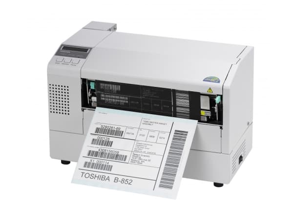 Toshiba TEC B-852 - Etikettskriver - direktetermisk / termisk overføring - Rull (10 - 24,2 cm) - 300 dpi - inntil 101.4 mm/sek - parallell, USB, LAN