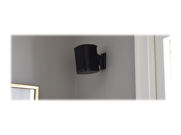 Sanus WSWM22 - Brakett - for høyttaler(e) - svart - veggmonterbar (en pakke 2) - for Sonos One, PLAY:1, PLAY:3