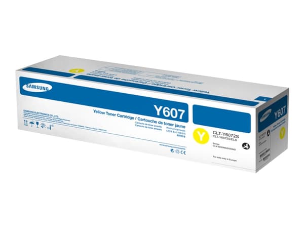 Samsung CLT-Y6072S - Gul - original - tonerpatron (SS712A) - for MultiXpress CLX-9250ND, CLX-9252NA, CLX-9350ND, CLX-9352NA
