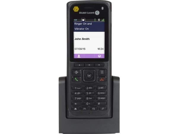 Alcatel-Lucent 8262Ex, DECT-puhelin, Johdoton puhelin, Kaiutinpuhelin, Musta
