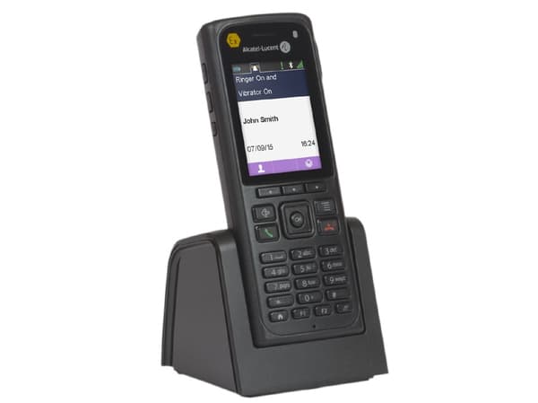 Alcatel-Lucent 8262Ex, DECT-puhelin, Johdoton puhelin, Kaiutinpuhelin, Musta
