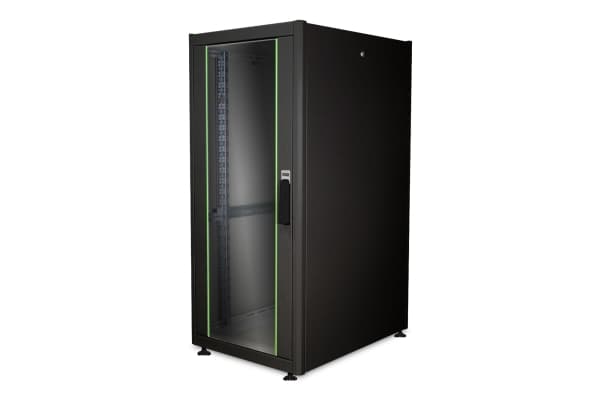DIGITUS Professional Dynamic Basic Series DN-19 26U-6/8-DB - Skap - Nettverksskap - Sort, RAL 9005 - 26U - 48,3 cm (19") (DN-19 26U-6/8-DB)