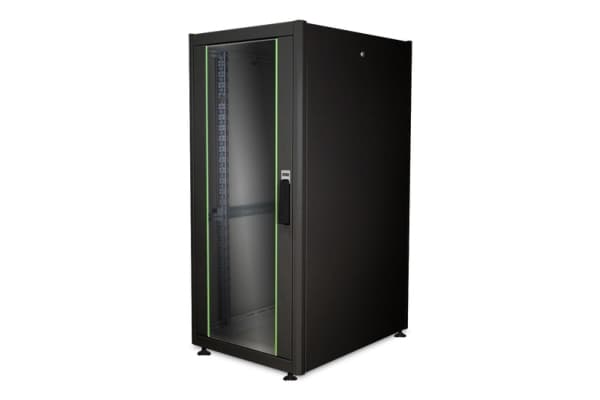 DIGITUS Professional Dynamic Basic Series DN-19 26U-6/8-DB - Skap - Nettverksskap - Sort, RAL 9005 - 26U - 48,3 cm (19") (DN-19 26U-6/8-DB)