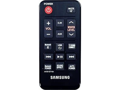 Samsung AH59-02710A, Ääni, Painikkeiden painaminen, Musta