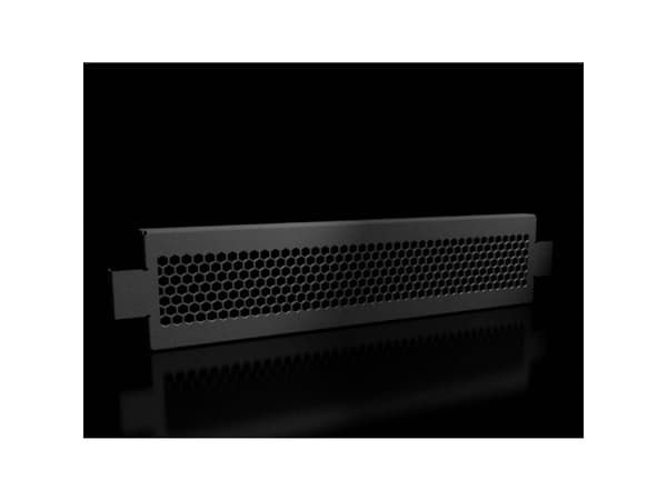 Rittal 8620.090, Ventilert tomt panel, Sort, Stål, 600 mm, 100 mm, 1,3 kg