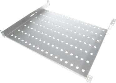 Alantec SA-P-19-1U-650-4-S, Kehikon hylly, Harmaa, Terästä, 1U, Ovaali, 48,3 cm (19")