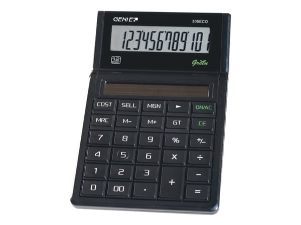 GENIE 205 ECO - Utskriftsberäknare - LCD Svart