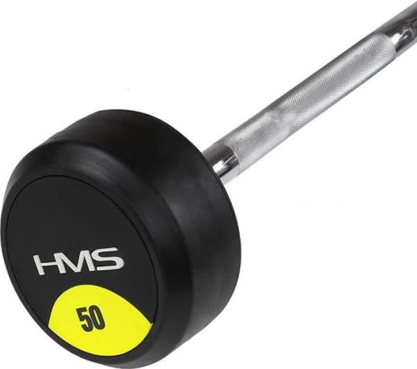 Fast gummiert vektstang/stang 50 kg HMS GSL50