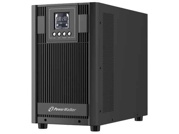 PowerWalker VFI 3000 AT - UPS - AC 80 - 300 V - 2700 watt - 3000 VA - 9 Ah - RS-232, USB - utgangskontakter: 5