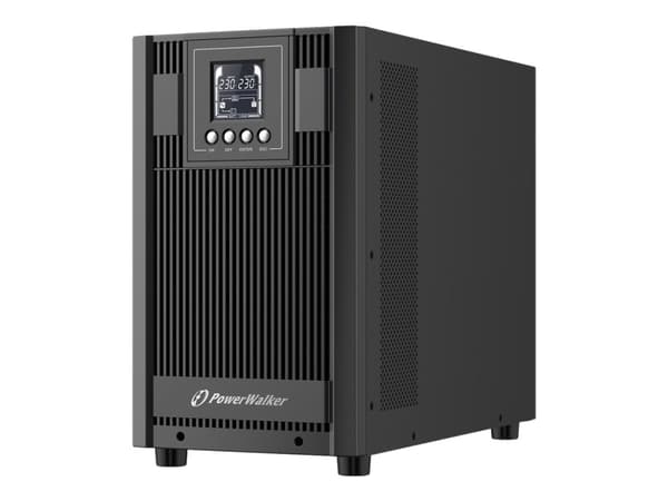 PowerWalker VFI 3000 AT - UPS - AC 80 - 300 V - 2700 watt - 3000 VA - 9 Ah - RS-232, USB - utgangskontakter: 5