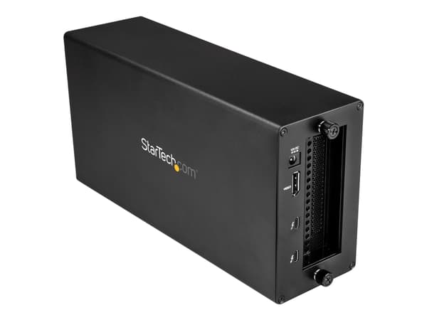 StarTech.com Thunderbolt 3 PCIe Expansion Chassis, External Enclosure Box with 1x PCI-Express Slot, 5K/4K Output Via TB3/DP Ports, TAA - Förlängnings
