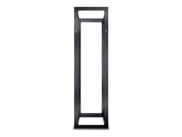 APC NetShelter 4 Post Open Frame Rack - Rack - svart - 44U - for P/N: SUA5000RMI5U