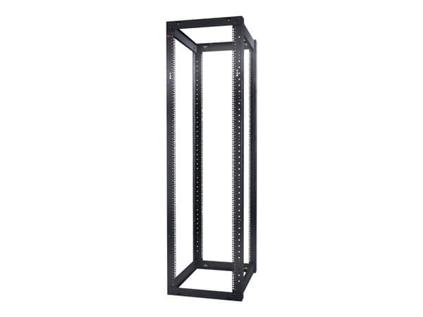 APC NetShelter 4 Post Open Frame Rack - Rack - svart - 44U - for P/N: SUA5000RMI5U