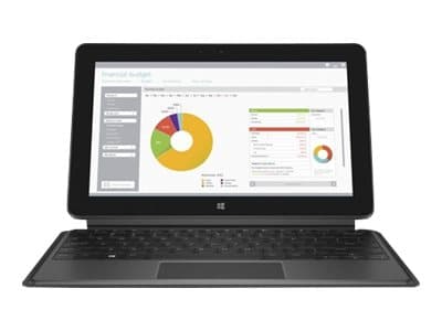 Dell Slim - Tastatur og folioveske - med styreplate - QWERTY - Pan Nordic - for Latitude 7275; XPS 12 9250
