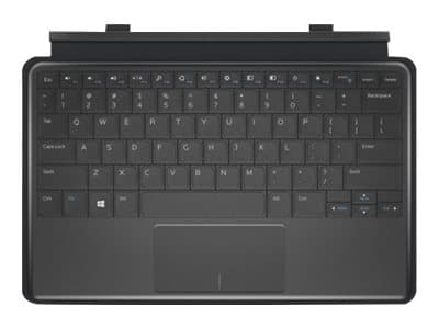 Dell Slim - Tastatur og folioveske - med styreplate - QWERTY - Pan Nordic - for Latitude 7275; XPS 12 9250