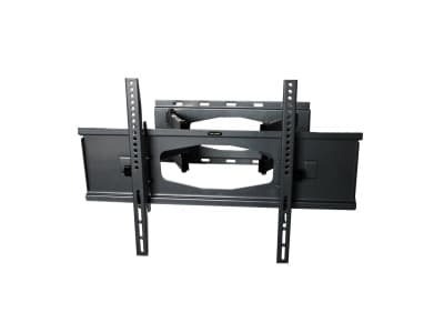 ART AR-65 - Monteringssats (väggfäste, kontakthållare, 2 vridbara armar) - för platt panel - metall - svart pulverlack - skärmstorlek: 32"-60" - vägg