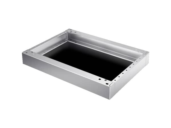 Rittal 2869.000, Botten till rackskåp, Rostfritt stål, Rostfritt stål, 800 mm, 400 mm, 100 mm
