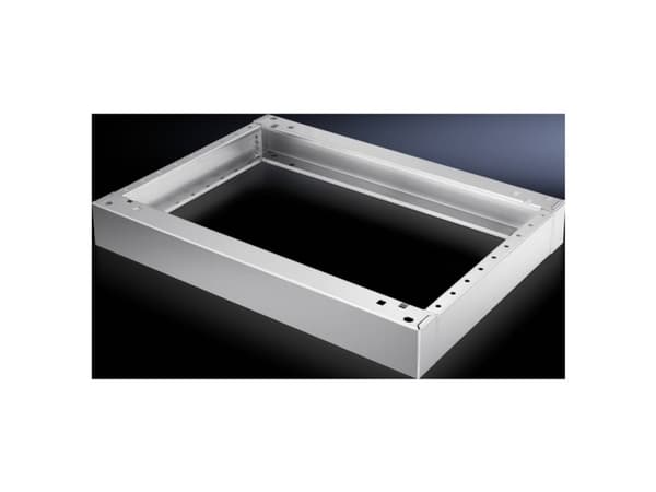 Rittal 2869.000, Botten till rackskåp, Rostfritt stål, Rostfritt stål, 800 mm, 400 mm, 100 mm