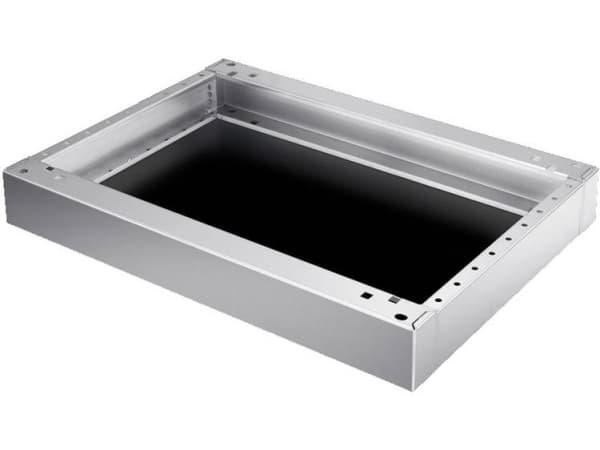 Rittal 2869.000, Botten till rackskåp, Rostfritt stål, Rostfritt stål, 800 mm, 400 mm, 100 mm