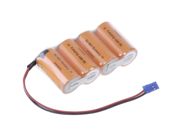 Panasonic Series F1x4 Graupner Battery Pack 4x Sub-C Cable, Connector NiMH 4.8 V 3000 mAh