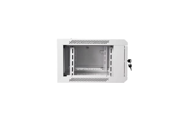 Digitus DN-W19 04U/450, Seinäjalusta, 4U, 60 kg, Avainlukko, Vaaleanharmaa