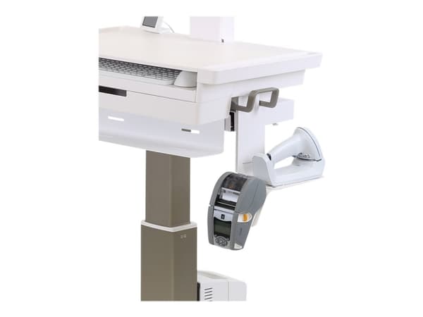 Ergotron Slim 2.0 - Monteringskomponent (hållare) - för streckkodsskanner - medicinsk - vit - monterbar på vagnsidan - för CareFit Slim 2.0