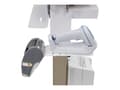Miniatyrbild 1 av 5: Ergotron Slim 2.0 - Monteringskomponent (hållare) - för streckkodsskanner - medicinsk - vit - monterbar på vagnsidan - för CareFit Slim 2.0