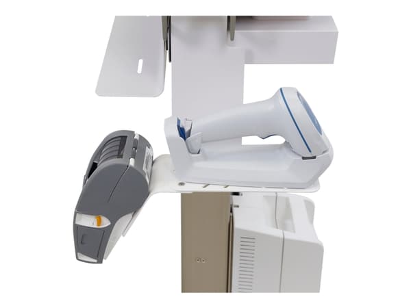 Ergotron Slim 2.0 - Monteringskomponent (hållare) - för streckkodsskanner - medicinsk - vit - monterbar på vagnsidan - för CareFit Slim 2.0