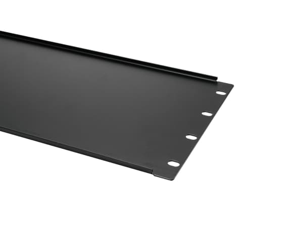 Omnitronic 30100450, Frontpanel, Svart, Stål, 4U, 483 mm, 178 mm