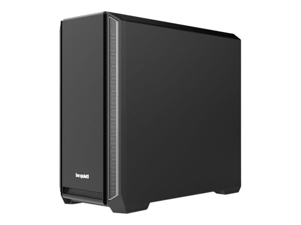 be quiet! Silent Base 601 Window - Tower - utvidet ATX (E-ATX) - sidepanel med vindu (herdet glass) - ingen strømforsyning (ATX / PS/2) - sølv - USB/ Sort, Sølv