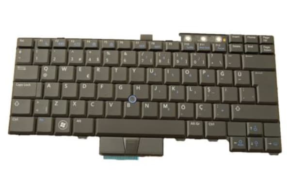 DELL FXH91, Tangentbord, Turkisk, Tangentbord med bakgrundsbelysning, DELL, Precision M4500