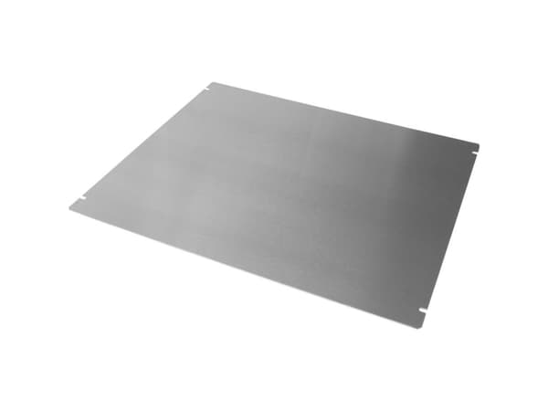 Hammond Electronics 1434-1714 Gulvplade (L x B x H) 432 x 356 x 1 mm Aluminium Natur 1 stk