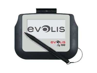 Evolis Signature 100 - Signaturterminal m/ LCD display - 4.7 x 9.5 cm - kablet - USB