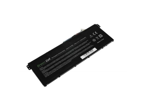 Green Cell - Batteri för bärbar dator (likvärdigt med: Acer AC14B3K, Acer AC14B8K) - litiumpolymer - 4-cells - 3200 mAh - svart
