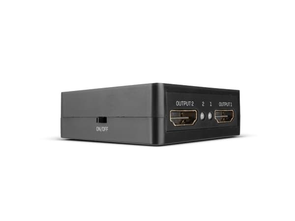 Lindy 38358, HDMI, 2x HDMI, 3840 x 2160 piksler, Sort, Metall, 60,5 mm
