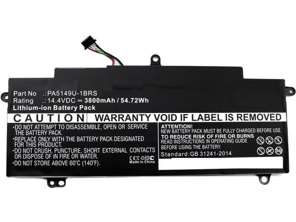 CoreParts - Batteri til bærbar PC - litiumion - 3800 mAh - 54.7 Wh - svart - for Dynabook Toshiba Tecra Z40