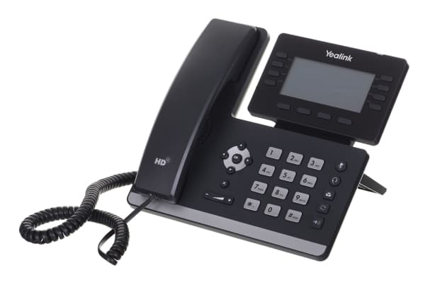 Yealink SIP-T53 - VoIP-telefon - med Bluetooth interface med nummerpresentation - 3-riktad samtalsförmåg - SIP, SIP v2, SRTP - klassiskt grå