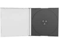 MediaRange BOX21-M, Korurasia, 1 levyt, Musta, Läpinäkyvä, Muovi, 120 mm, 140 mm