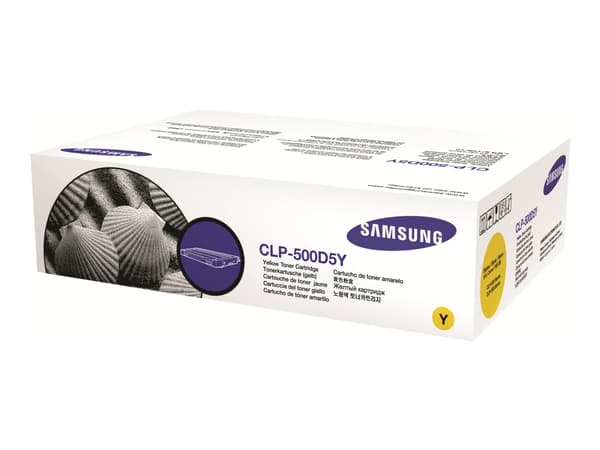 Samsung CLP-500D5Y - Gul - original - tonerpatron - for CLP-500, 500N, 550, 550N