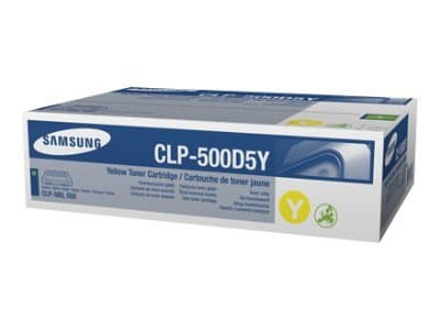 Samsung CLP-500D5Y - Gul - original - tonerpatron - for CLP-500, 500N, 550, 550N