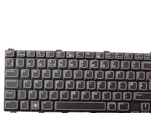 DELL 7M2GV, Tangentbord, Engelsk, Tangentbord med bakgrundsbelysning, DELL, Alienware M17x