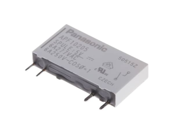Panasonic APF10205 Print relä 5 V/DC 6 A 1 x gränskontakt 1 st