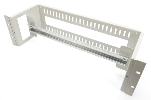 DIGITUS Professional DN-19-DIN-3U - Monteringssats för DIN-skena - ljusgrå, RAL 7035 - 3U - 19"