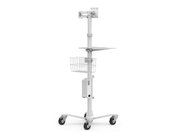 Compulocks Basket for Rolling Rise Stand - Monteringskomponent (kurv) - hvit - vognmonterbar - for Compulocks iPad 10.2-inch; Maclocks Rise Freedom E