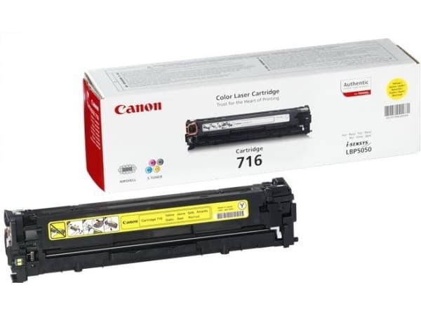Canon 716 Yellow - Gul - original - tonerpatron - for i-SENSYS LBP5050, LBP5050N, MF8030CN, MF8040Cn, MF8050CN, MF8080Cw