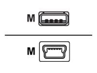 Honeywell - USB-kabel - USB (hane) till mini-USB typ B (hane) - för Datamax-O'Neil RL4